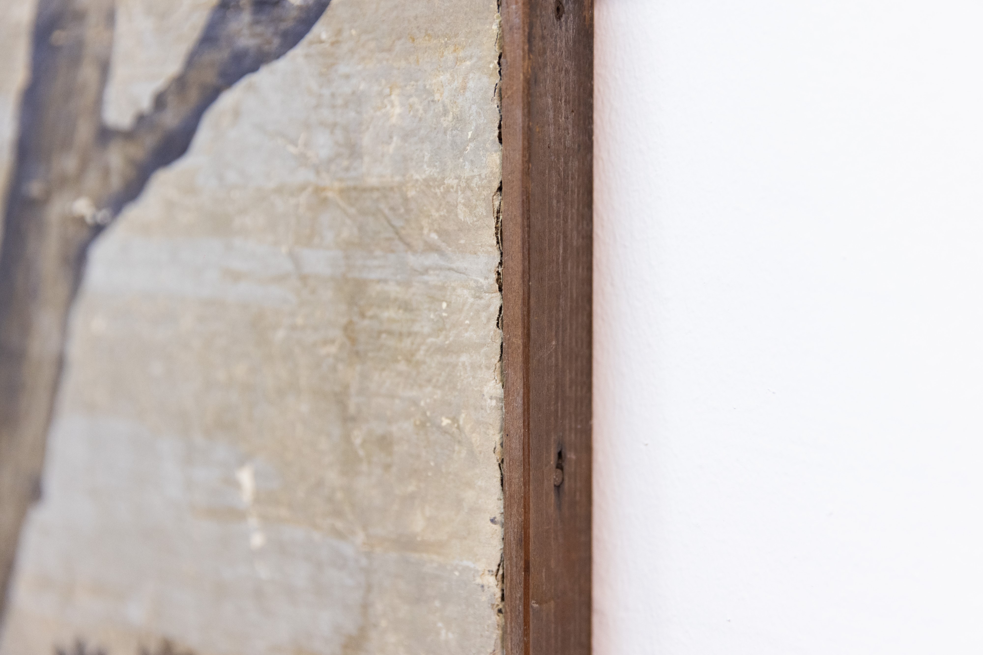 Grisaglia raffigurante paesaggio con personaggi e armenti