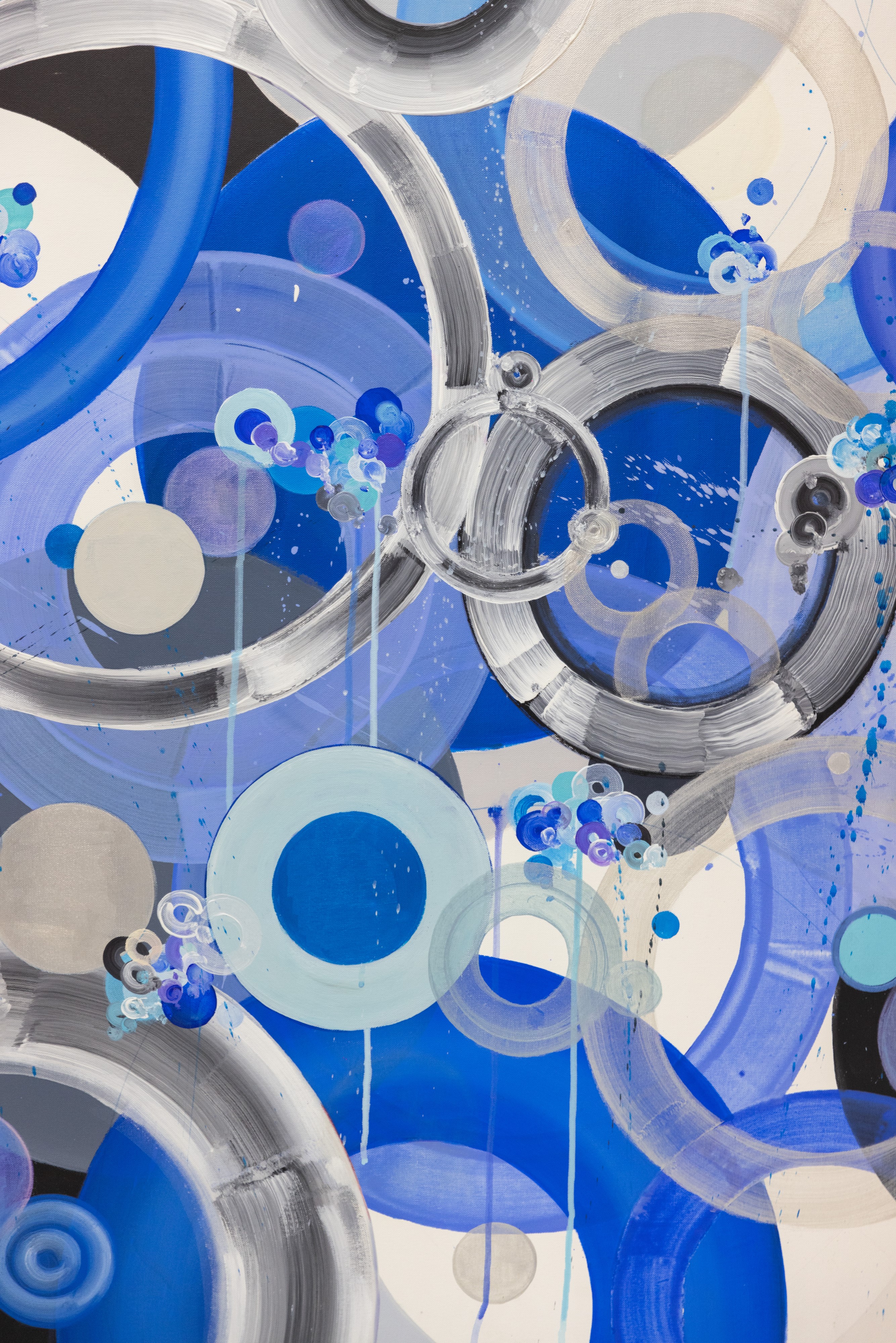 Composizione con i toni del blu