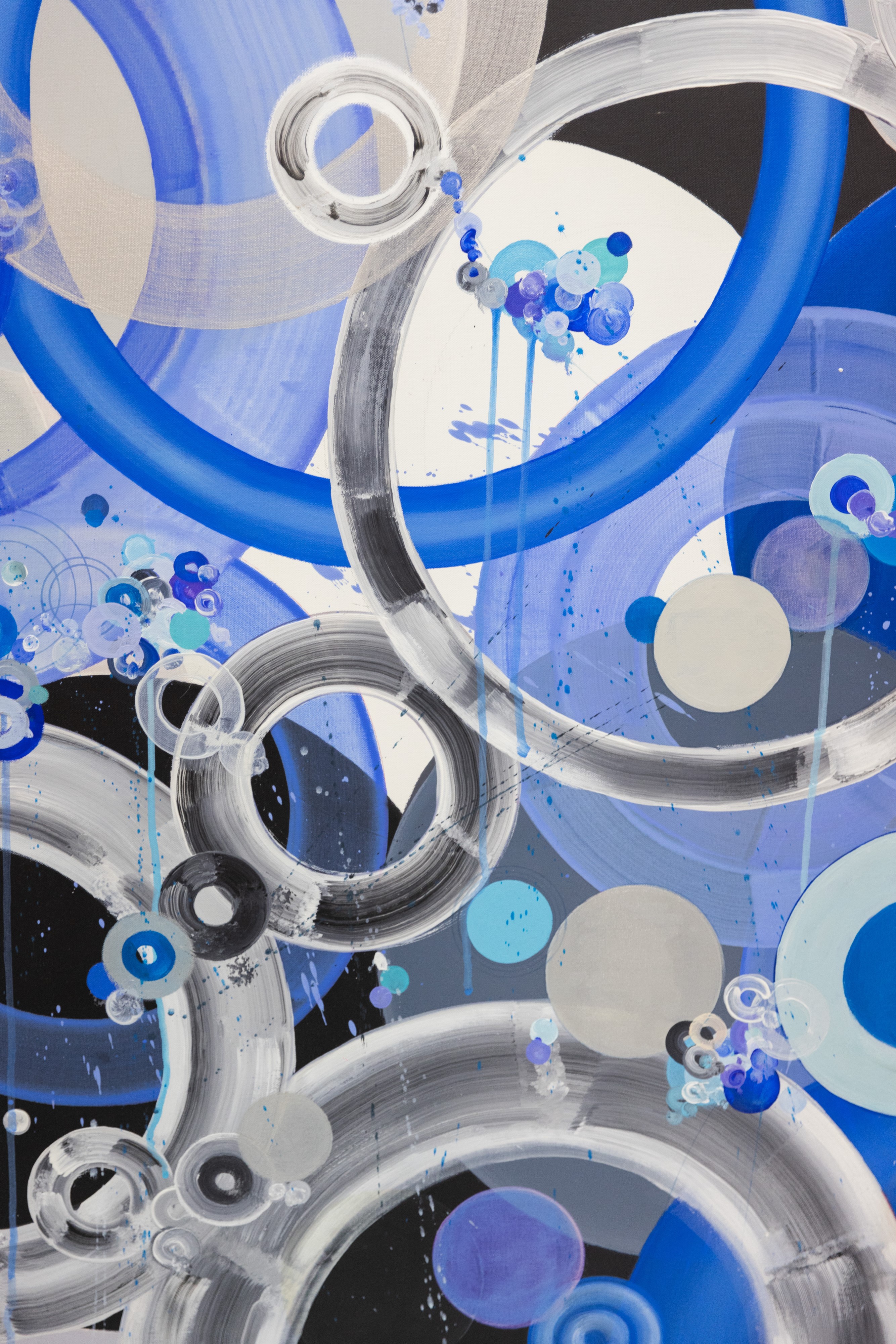 Composizione con i toni del blu