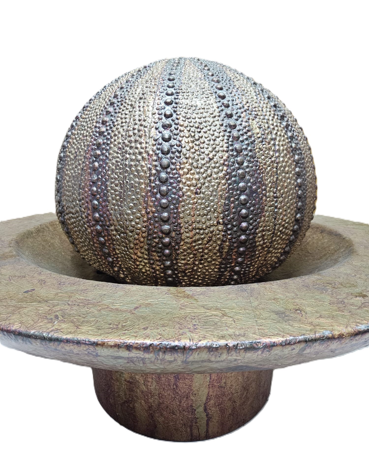 Vasca in resina a forma di riccio