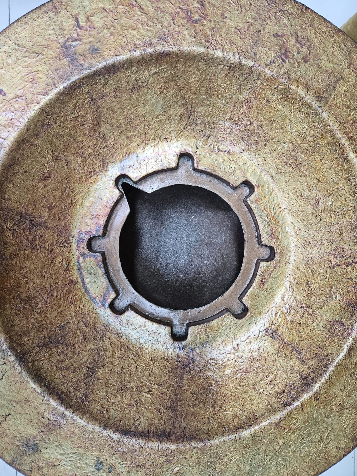 Vasca in resina a forma di riccio