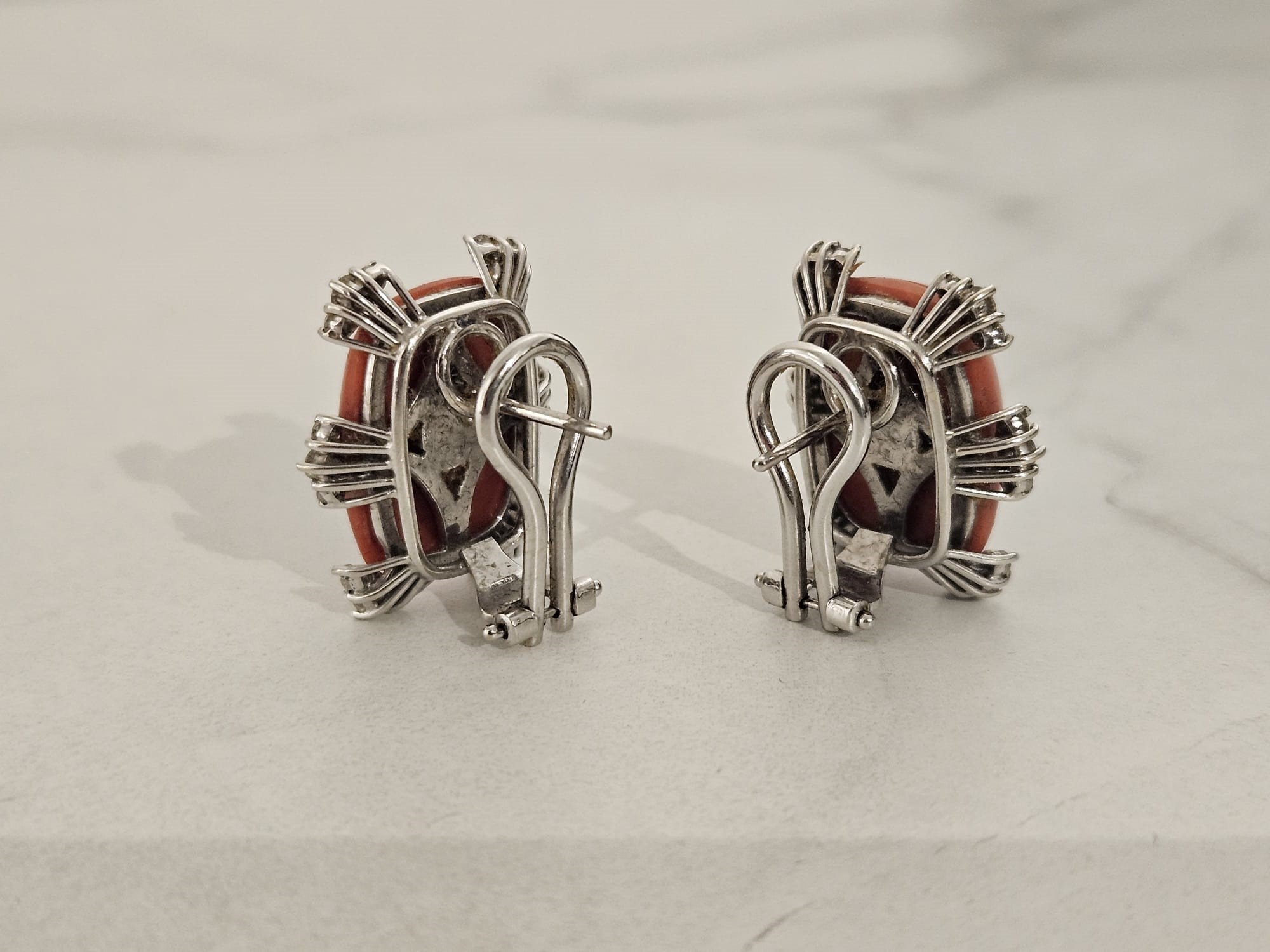 Parure anello e orecchini in corallo