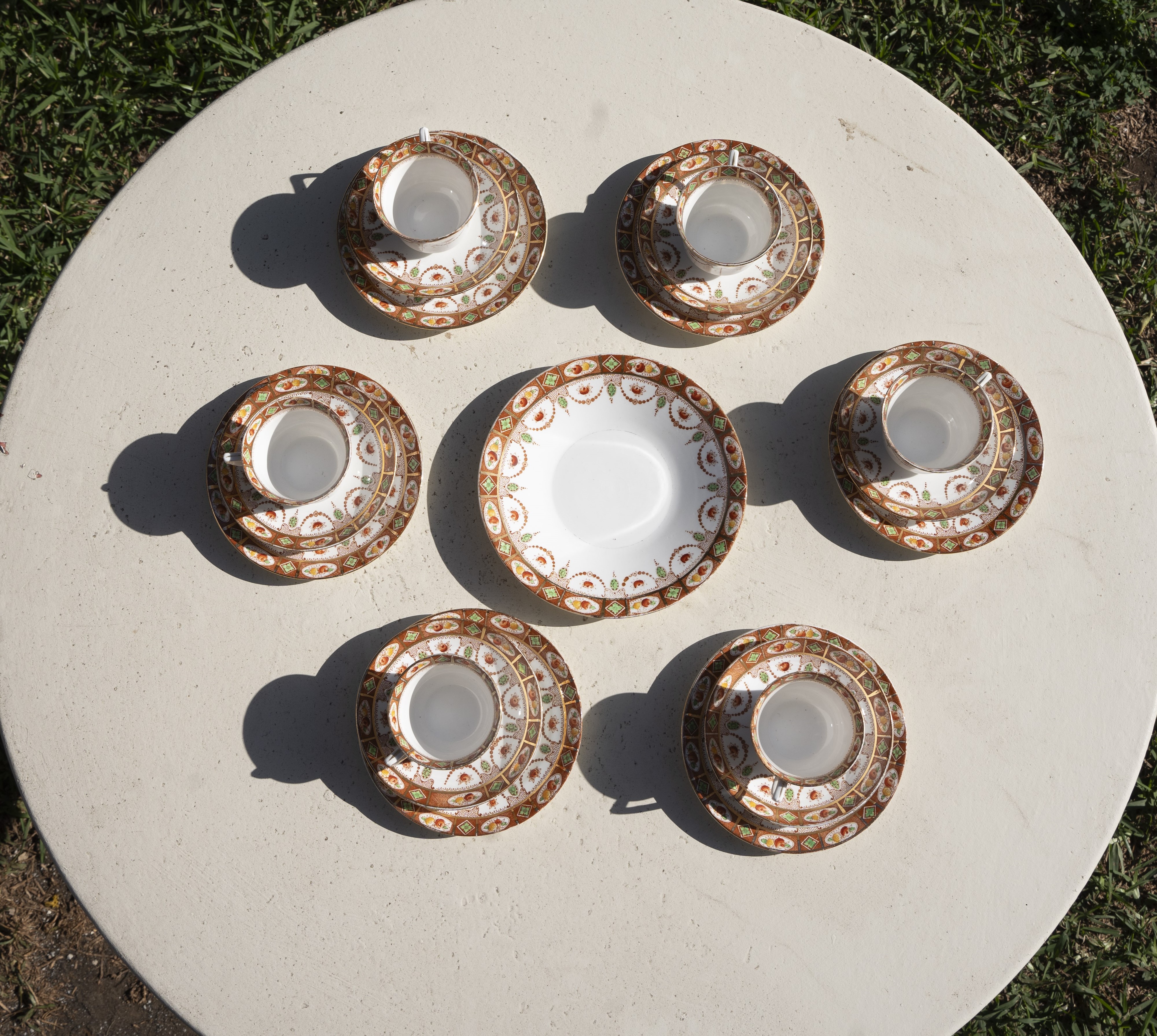 Set inglese da thè per 6