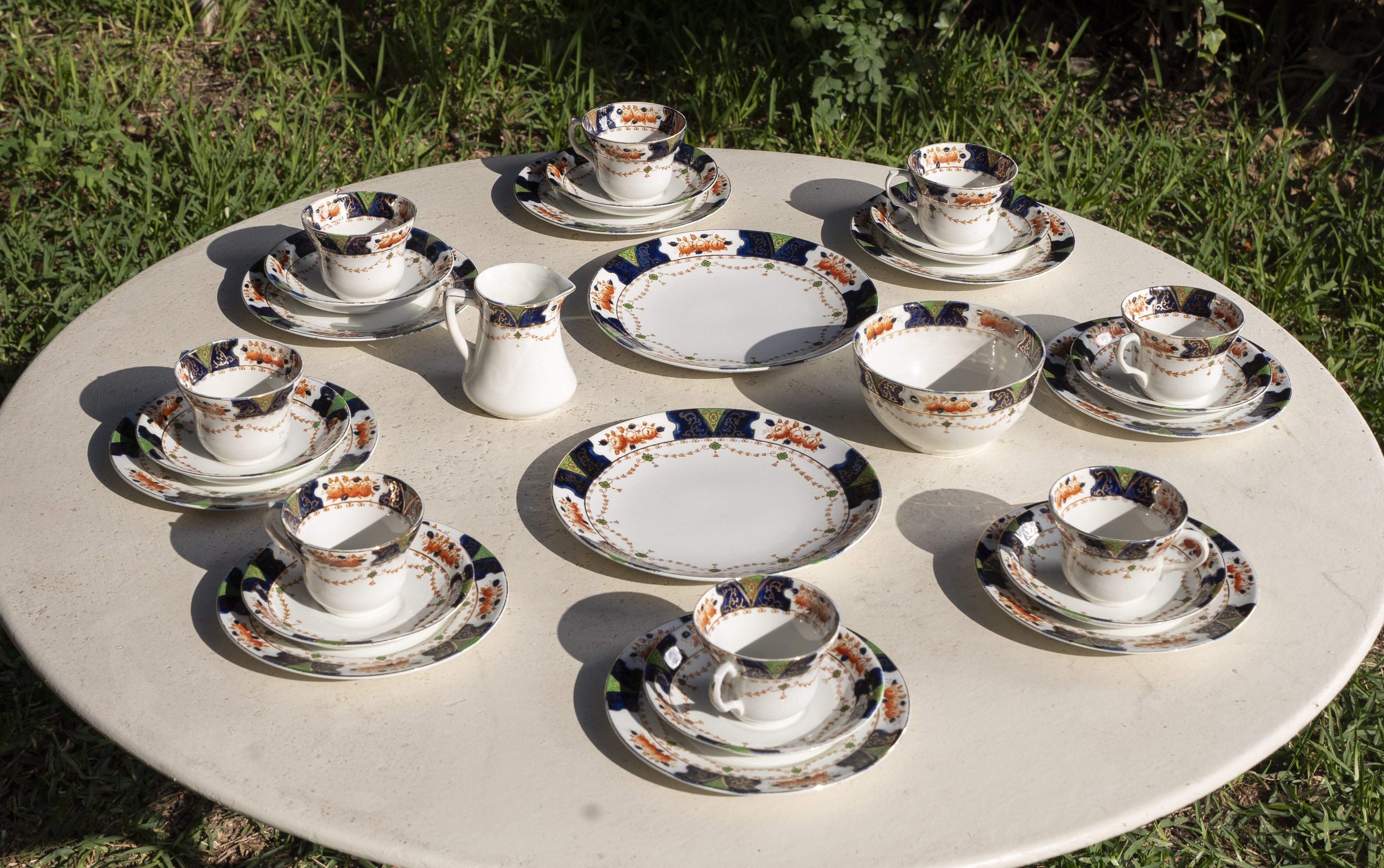 Set inglese da thè Milcrove F.J.J. per 8