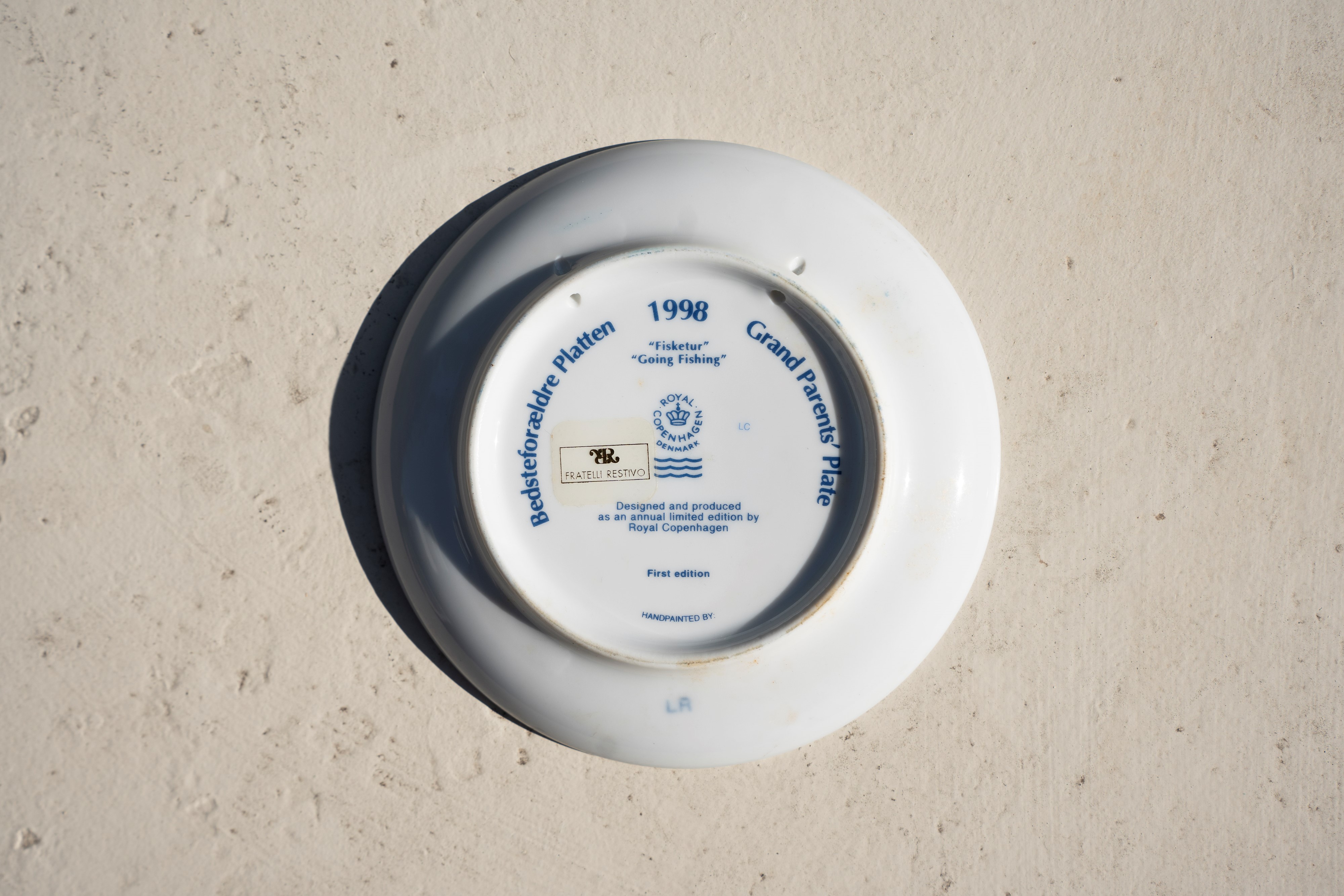 Piatto Royal Copenhagen 'Fisketur' 'Going Fishing'