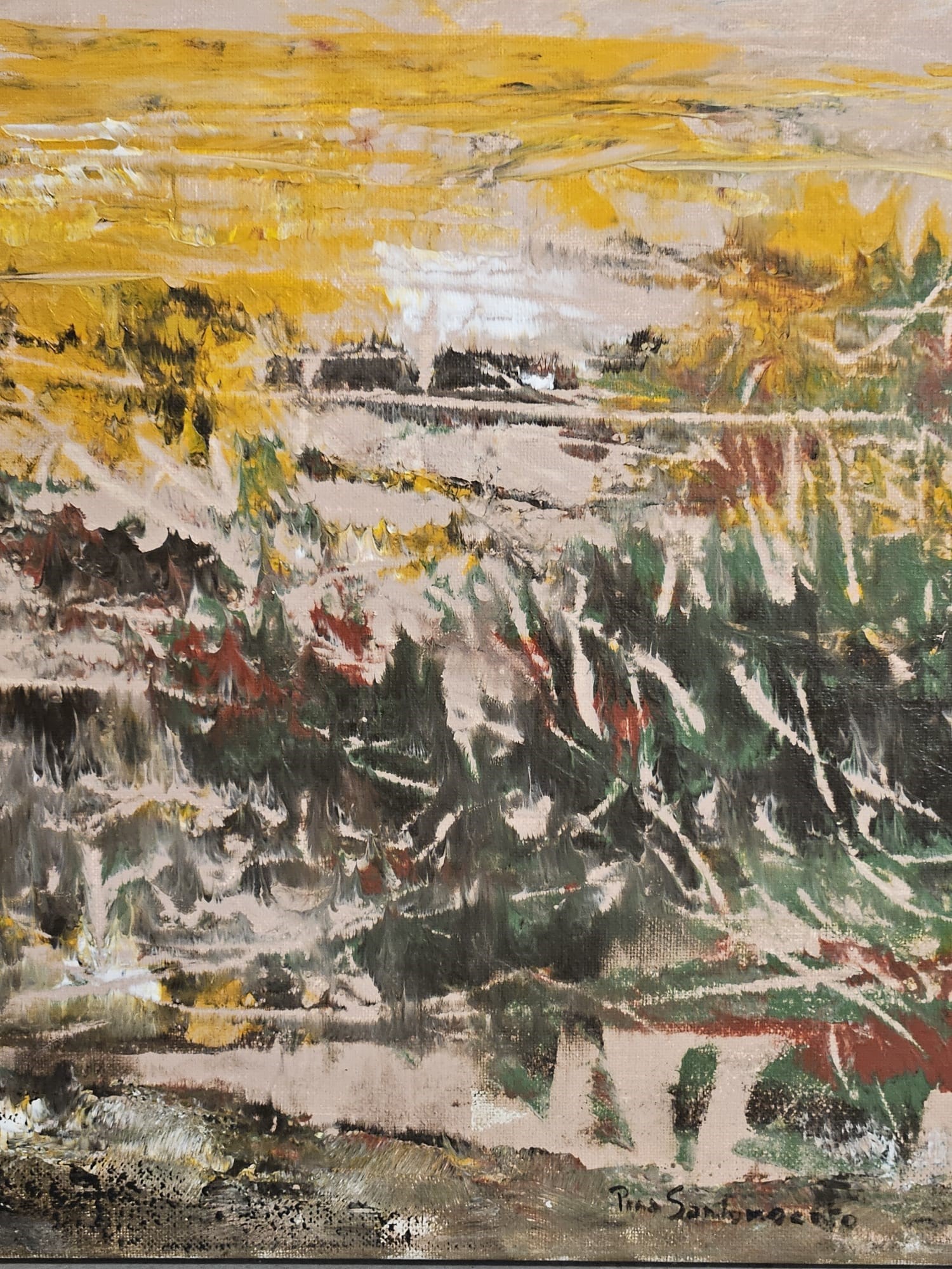 Paesaggio rosa quadrato