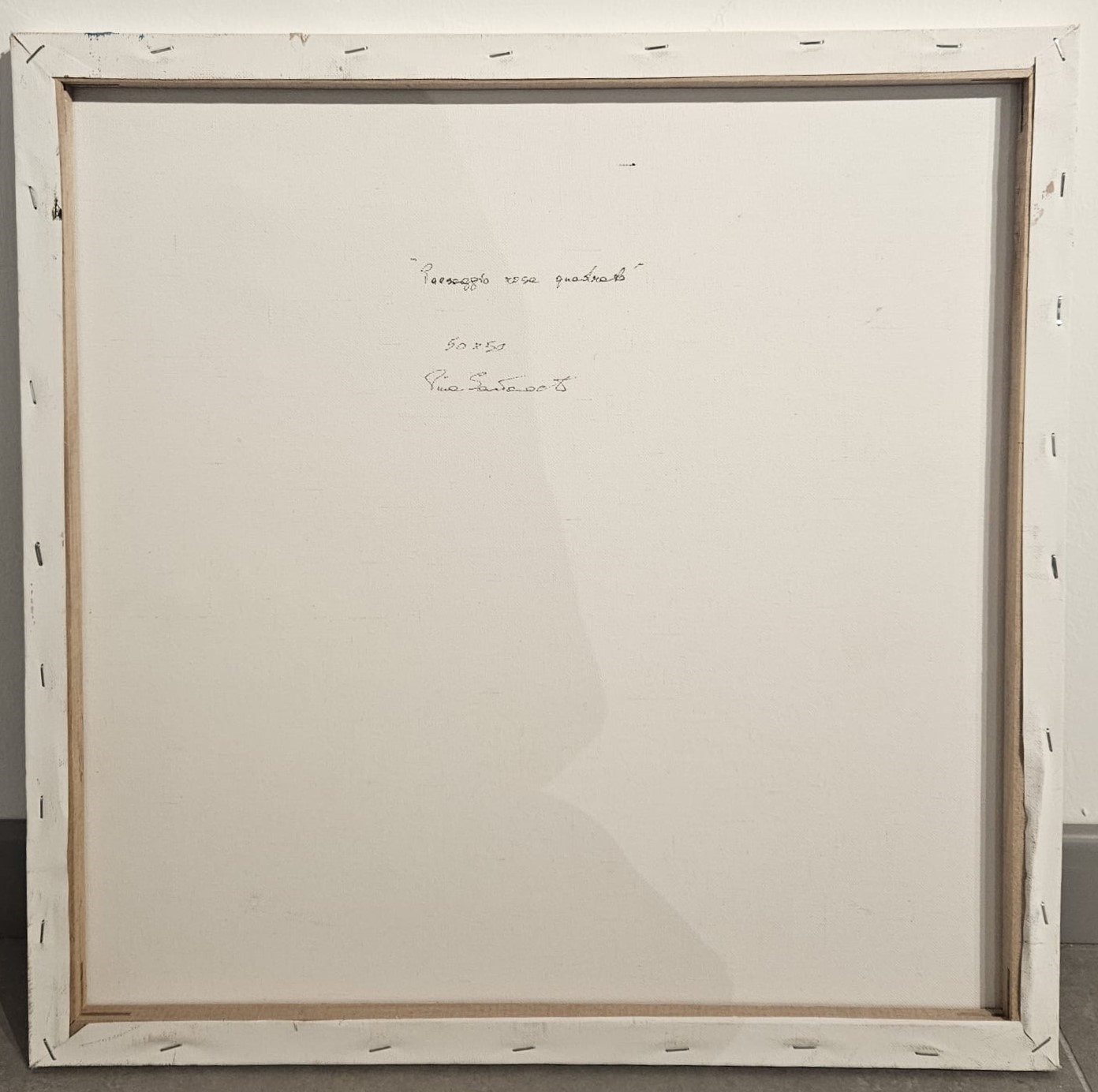 Paesaggio rosa quadrato