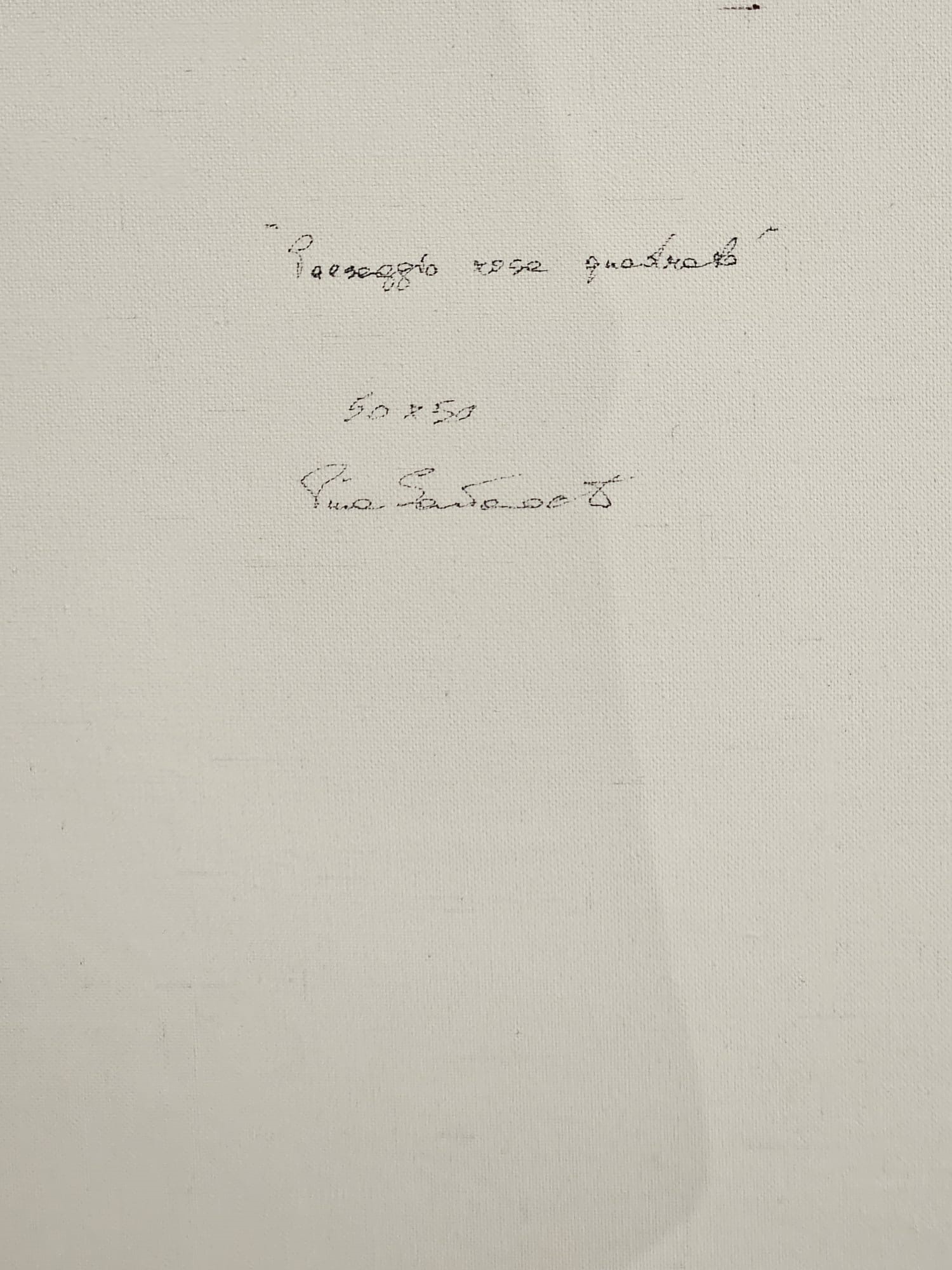 Paesaggio rosa quadrato