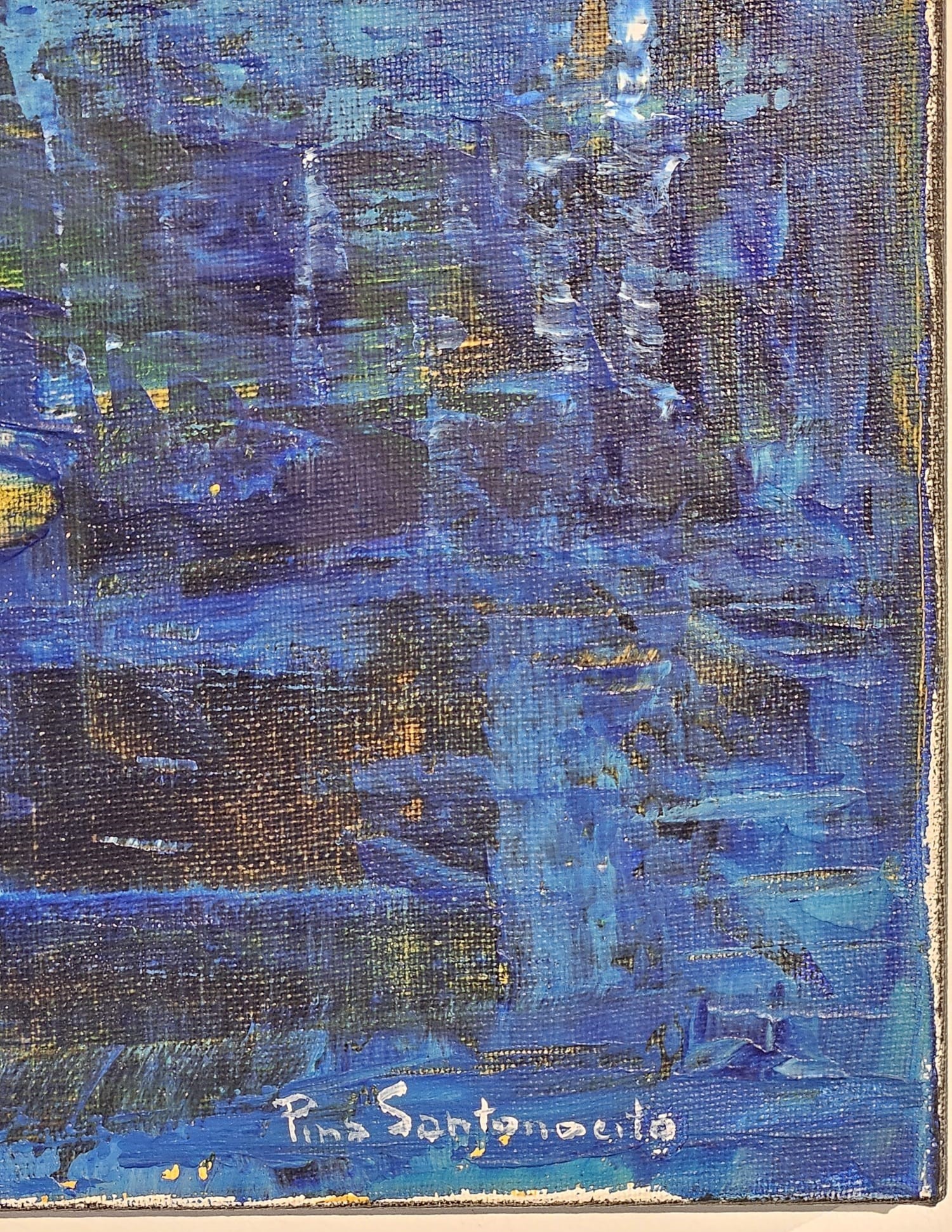 Vele gialle su sfondo blu