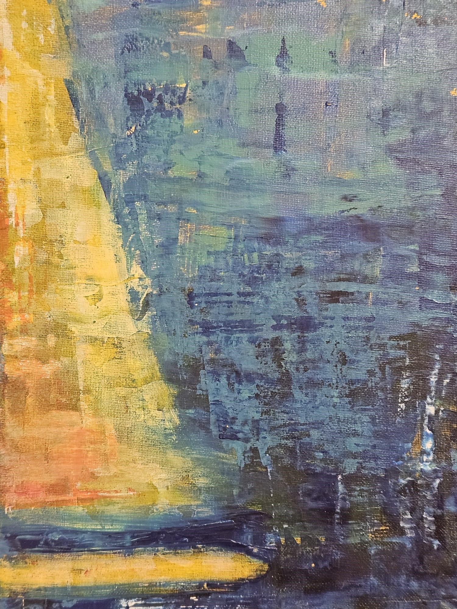 Vele gialle su sfondo blu