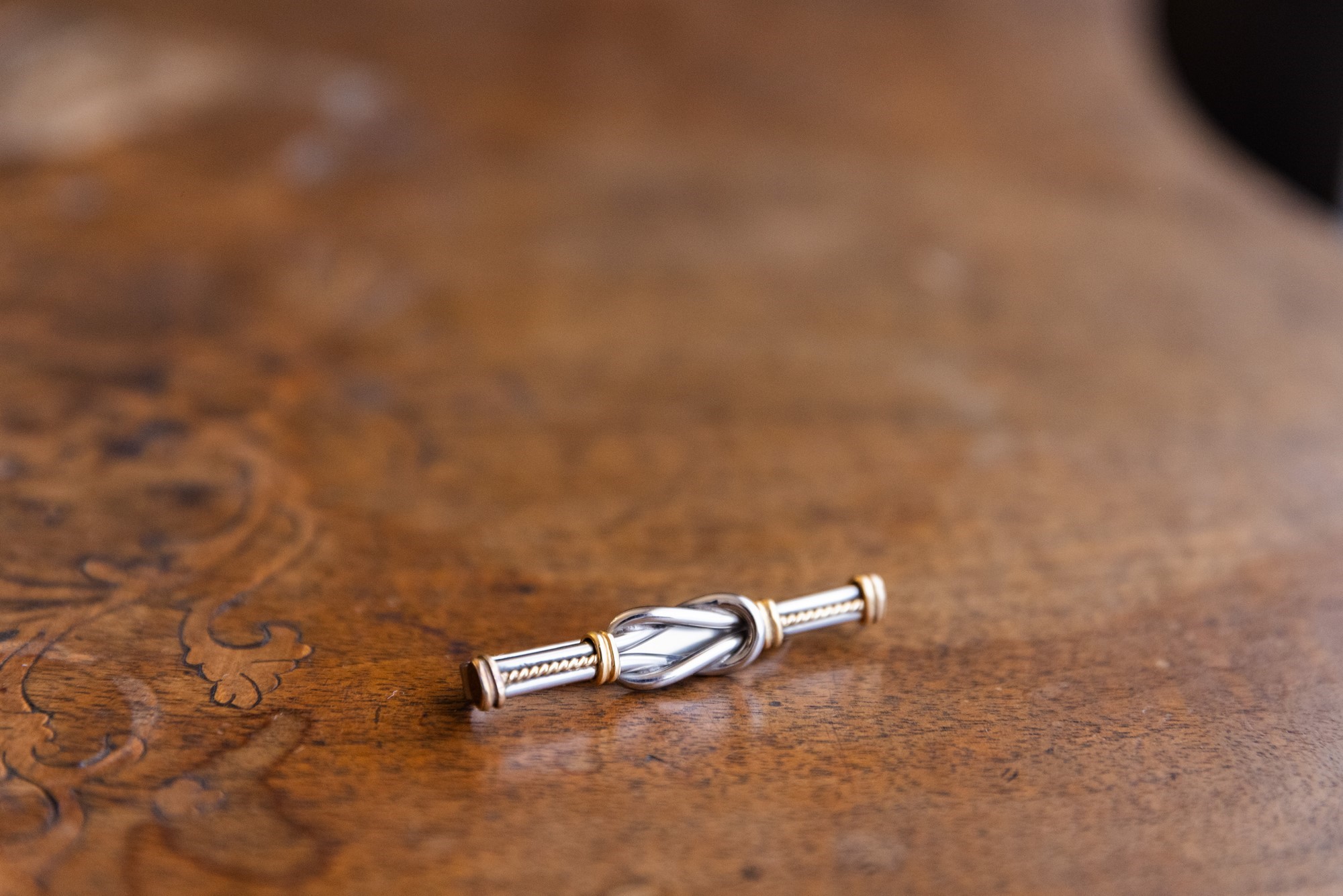 N.3 Fermacravatte in argento