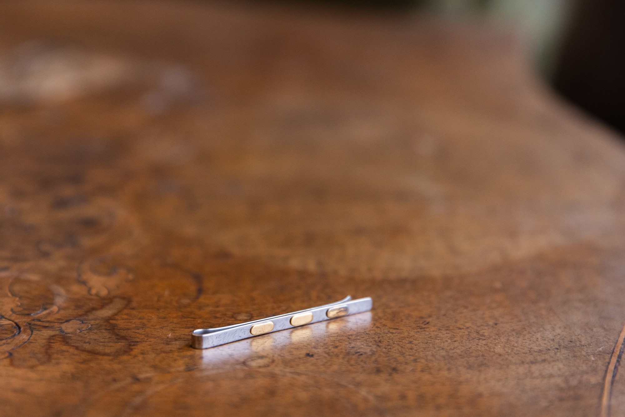 N.3 Fermacravatte in argento