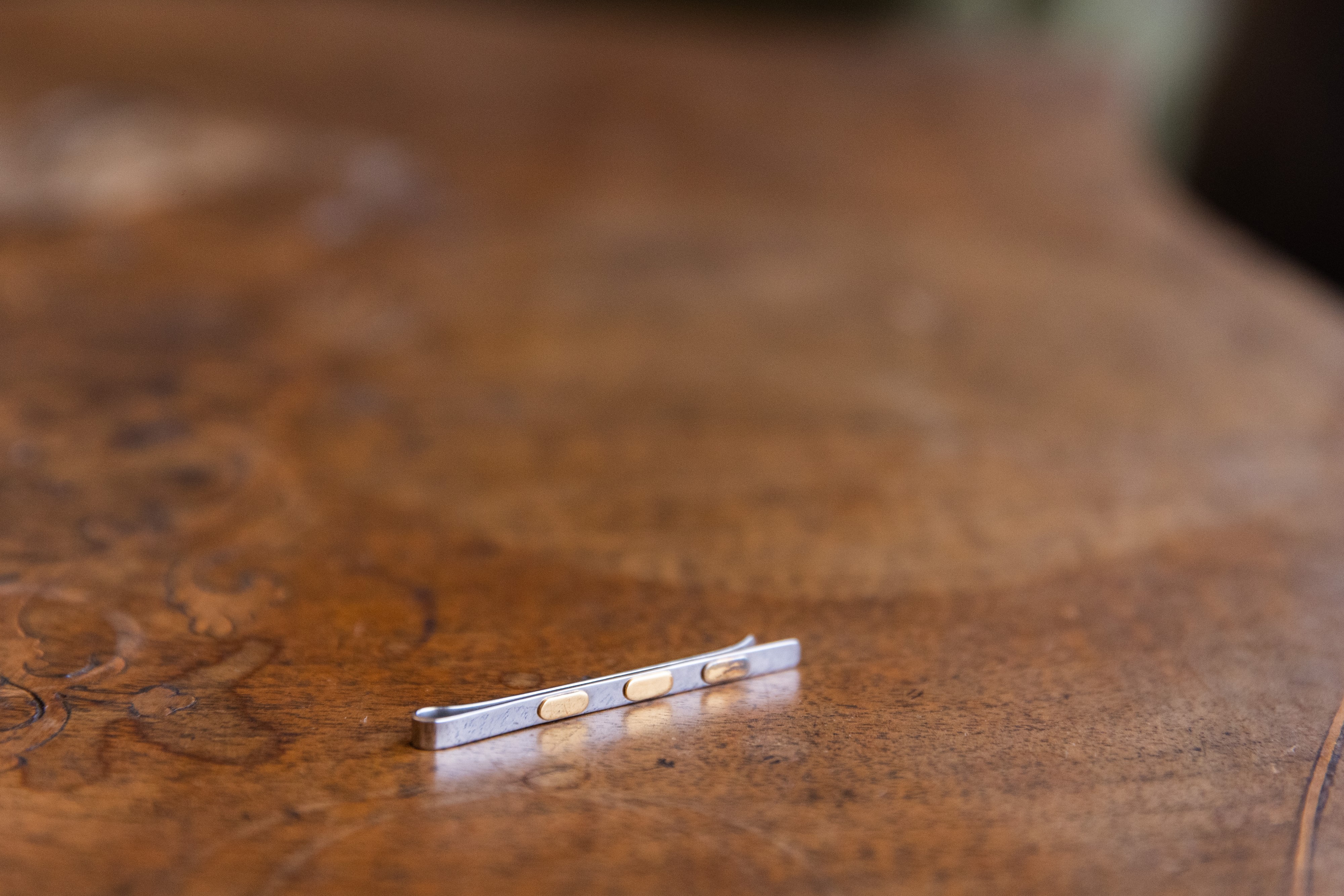 N.3 Fermacravatte in argento