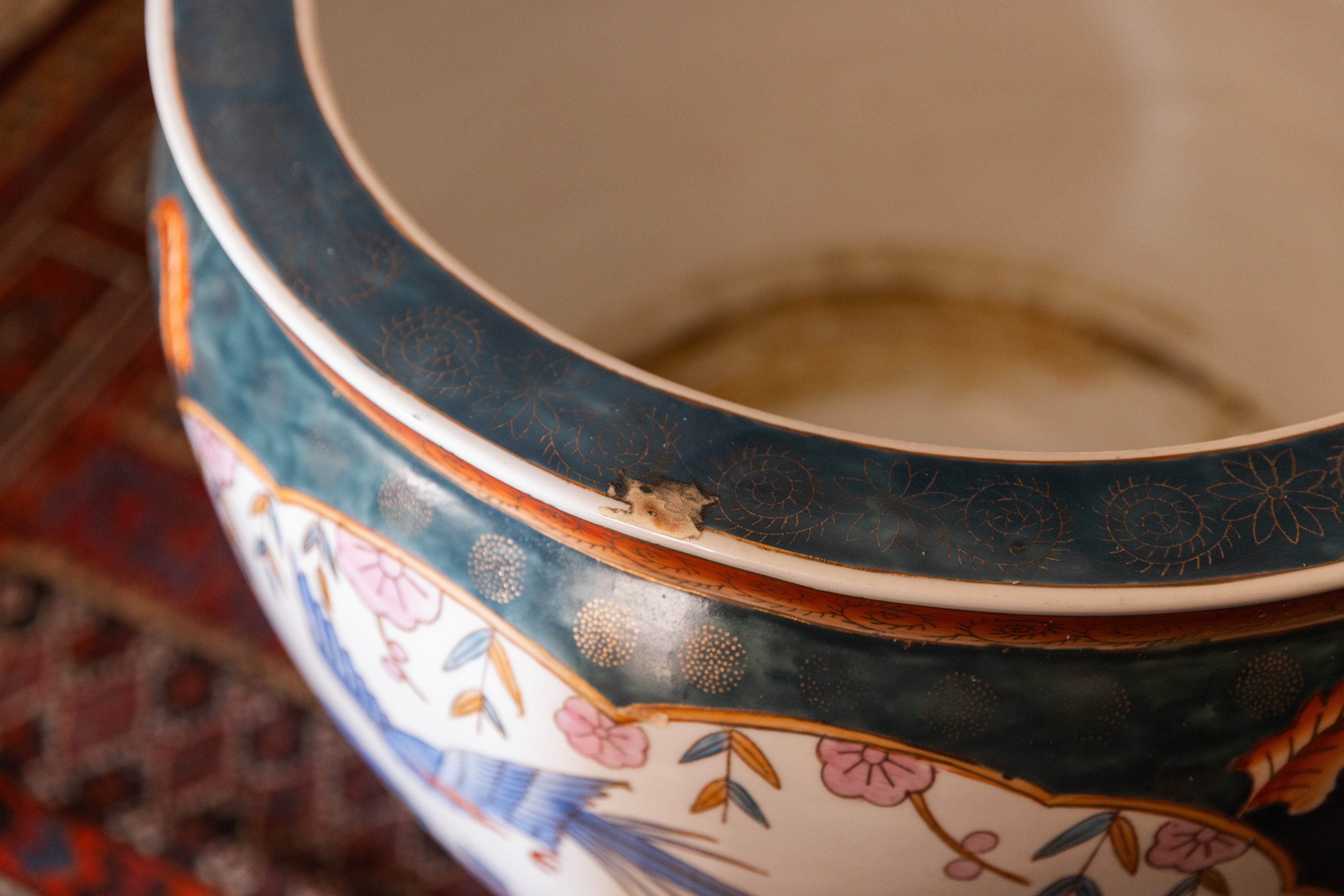 Cache-pot con scene orientali